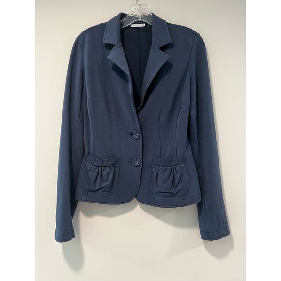 Marella Sport Jackets & Blazers - Marella Sport Casual Blazer w Patch Pockets Blue Medium
